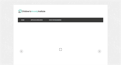 Desktop Screenshot of childrenwithanxiety.com